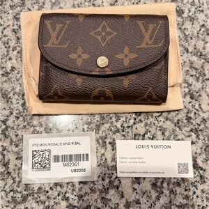 Louis Vuitton Monogram Rosalie Coin Purse